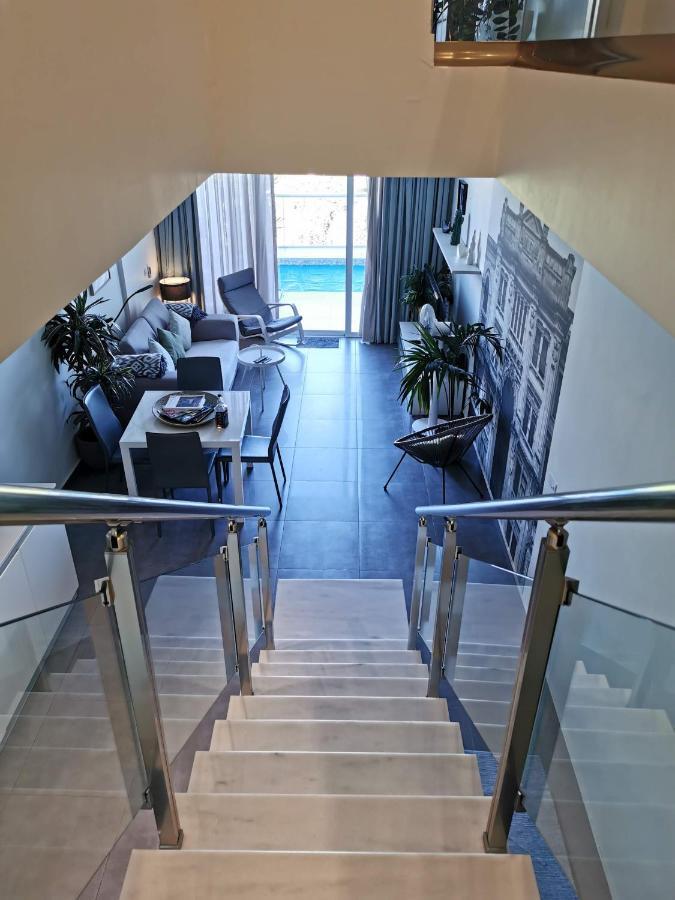 Duplex Maisonette With Heated P-Pool And Jacuzzi Saint Julian's Exterior photo